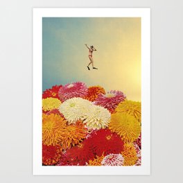 Diver Art Print