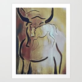 camargue bull #8 Art Print
