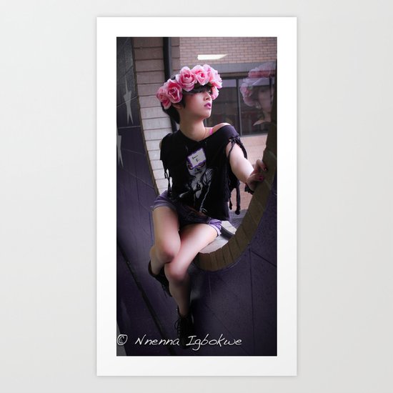 Sexy in the Window Art Print