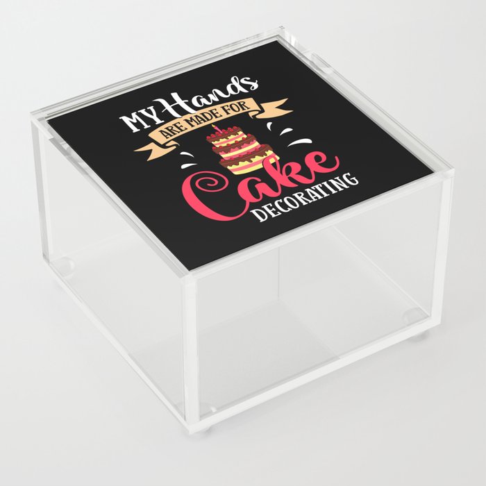 Cake Decorating Ideas Beginner Decorator Acrylic Box