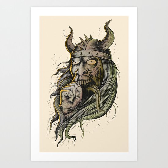 The Viking Art Print