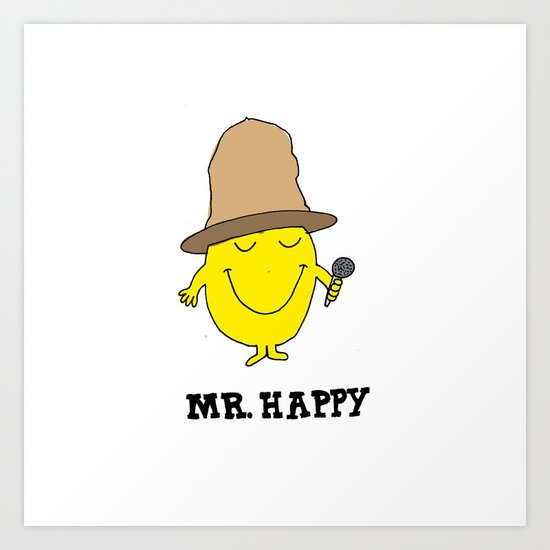 Mr. Happy Art Print