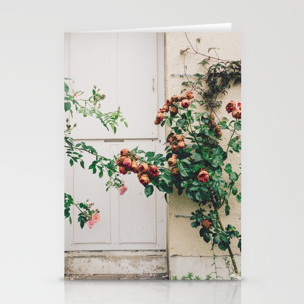 Roses in Giverny, France Monet's Garden Stationery Cards