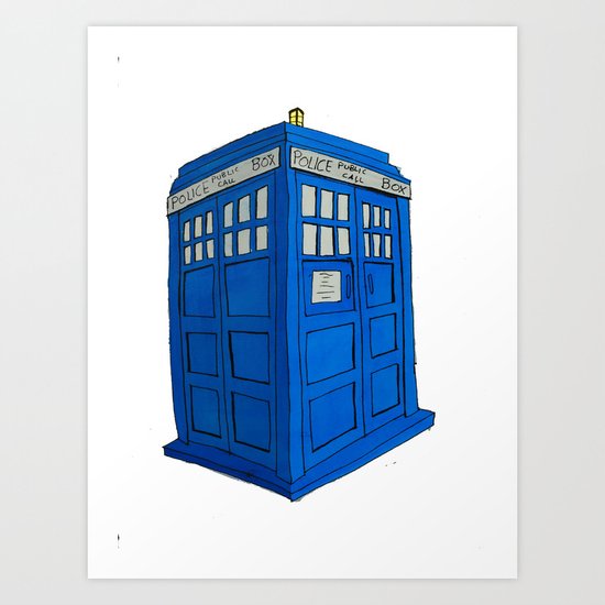 Tardis Art Print