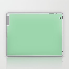 PASTEL VERDE COLOR. Soft Green Solid Color  Laptop Skin