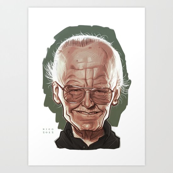 Stan Lee Art Print