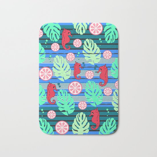 Fruity underwater Bath Mat