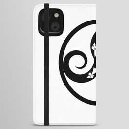 Old Celtic Symbol representing earth, fire, air and water. iPhone Wallet Case