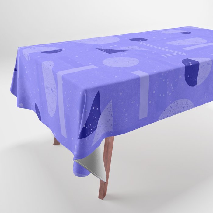 Purple Sky Speckled Abstract Tablecloth
