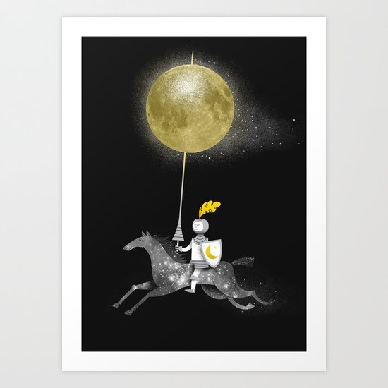 Night Rider Art Print