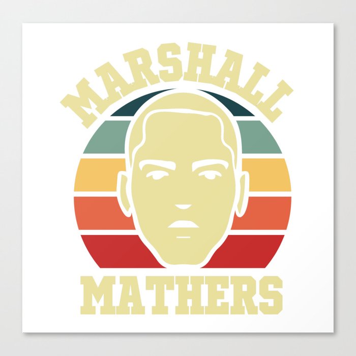 Eminem,Marshall Mathers Retro Canvas Print