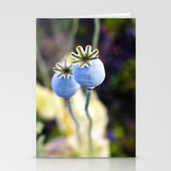 Poppy heads Stationery Cards