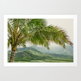 Hanalei Valley - Tropical Hawaii Landscape Photography Art Print