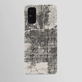 Tempe, USA - City Map Drawing Android Case