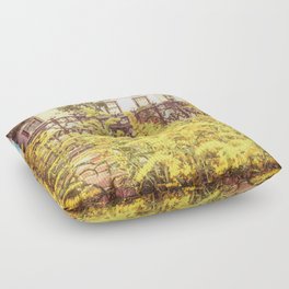 Summer in the City Floor Pillow