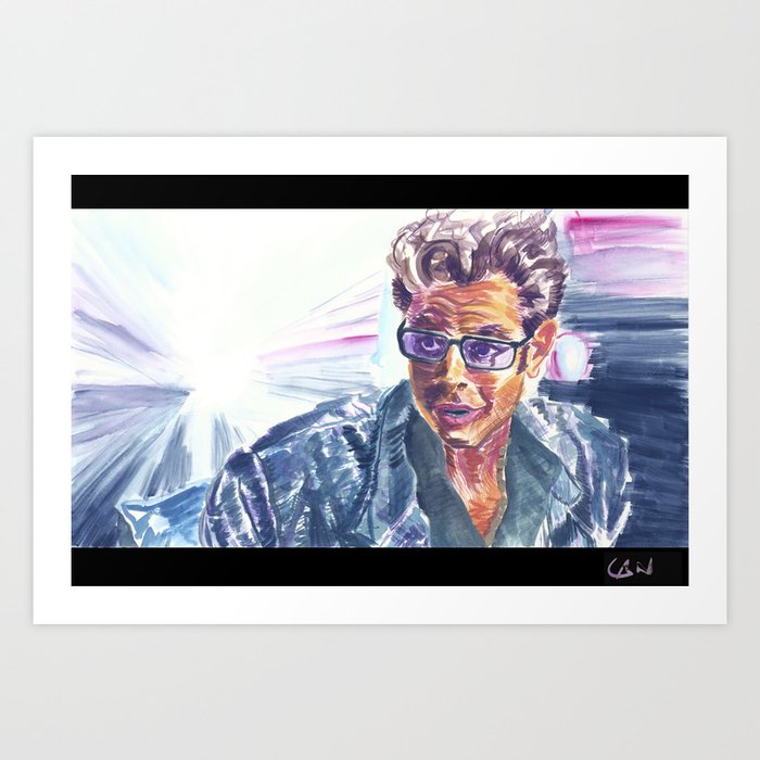 Jurassic Park Jeff Goldblum Ian Malcom Chaotician 2 4 Art