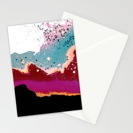 Logic Drowned In a Sea Of Emotion #digitalart #graphicdesign Stationery Card