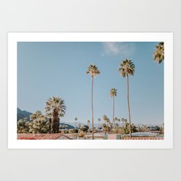 Palm Springs Skyline  Art Print