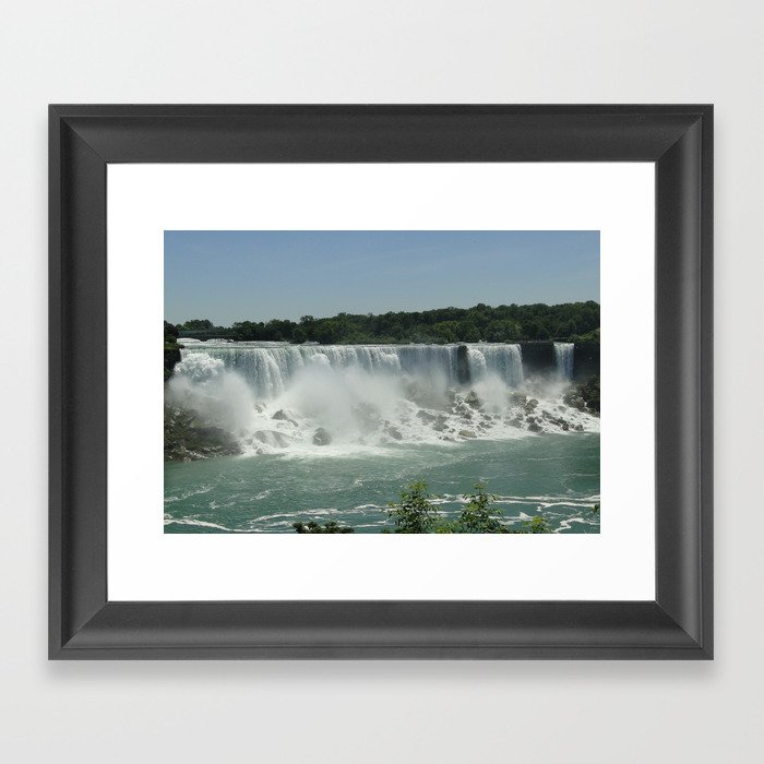American Falls Framed Art Print
