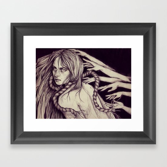 Choked Framed Art Print