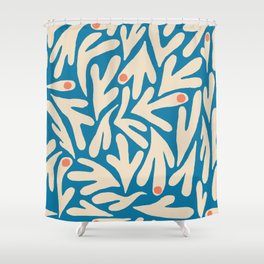 Henri Matisse Abstract Tropical Cut Out Pattern Shower Curtain