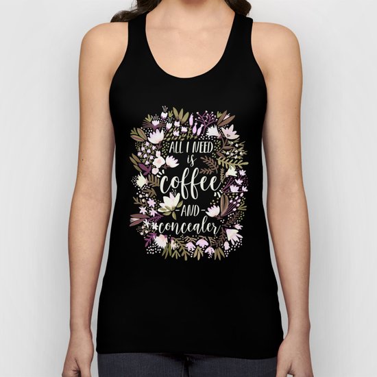 Coffee & Concealer – Spring Palette Unisex Tank Top