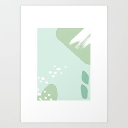 Abstract leaf 1 Art Print