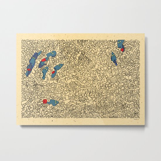 - elemental - Metal Print