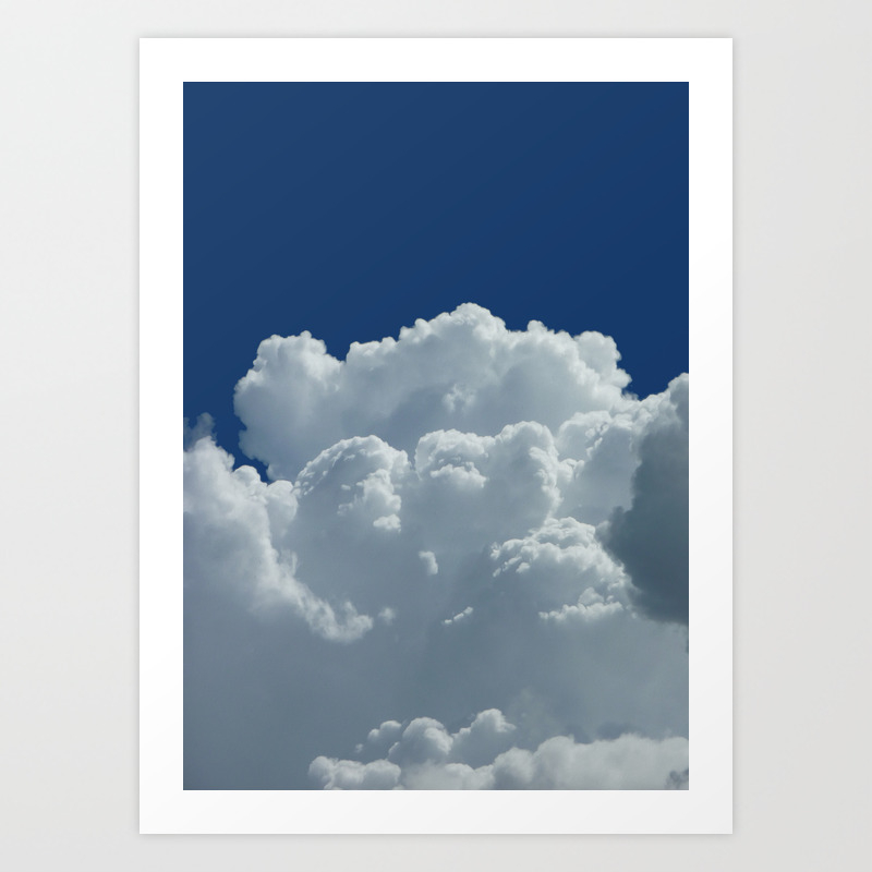 Head In The Clouds Art Print By Hazelknoll Society6