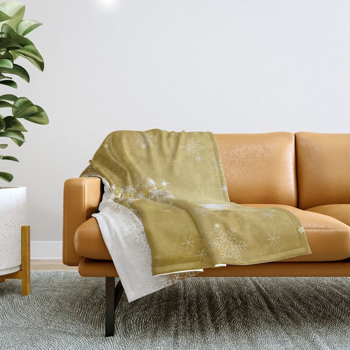 Gold shop christmas blanket