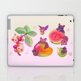  Fruit and bat - pastel Laptop Skin