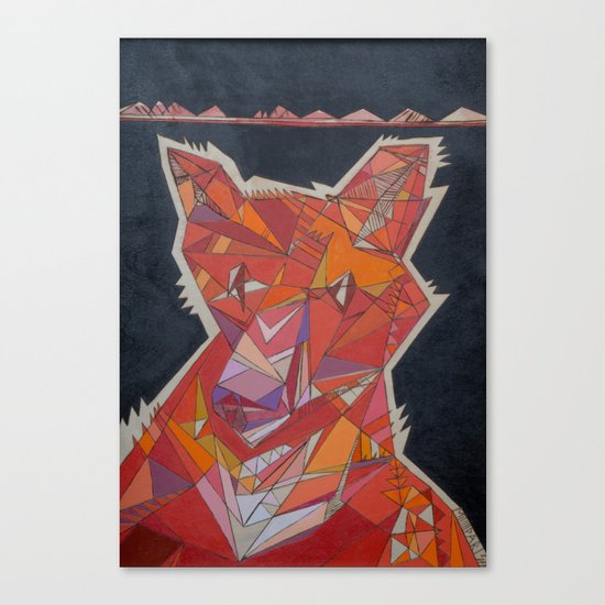 Pete the Fox Canvas Print