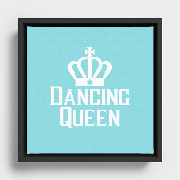Dancing queen Framed Canvas