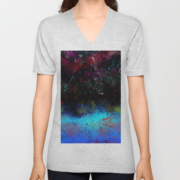 Galaxy V Neck T Shirt