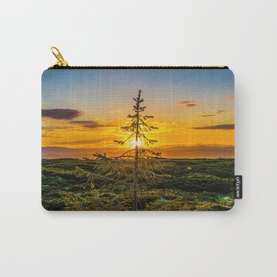 Vibrant Sunset Carry-All Pouch