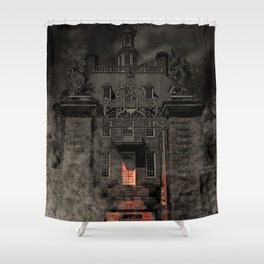 Why don't you come inside? Shower Curtain