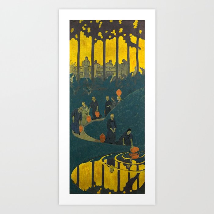 The Danaides or Women at the Source of Life and Water by Paul Serusier Art Print