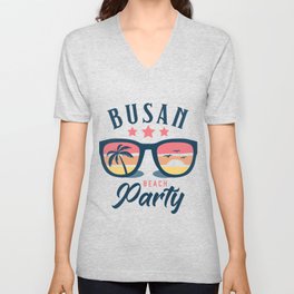 Busan party V Neck T Shirt