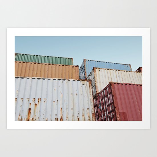 Curaçao - Container II Art Print
