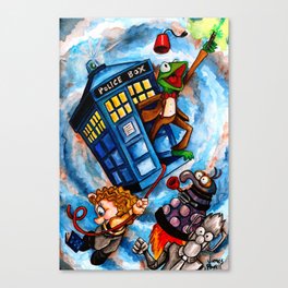 Muppet Who - The eleventh doctor. Canvas Print