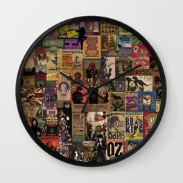 Rock n' Roll Stories II revisited Wall Clock | Jazz, Flyers, Colours, Bands, Rockandroll, Lps, Gigs, Rocklegends, Sixties, Fifties 