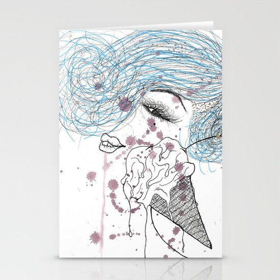 Ice Cream Stationery Cards