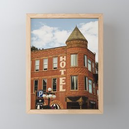Deadwood Hotel Framed Mini Art Print