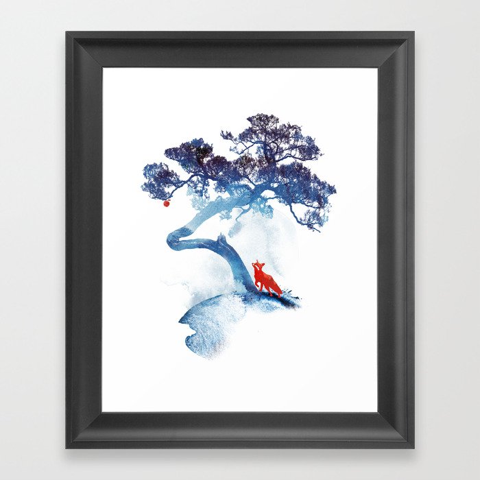 The last apple tree Framed Art Print