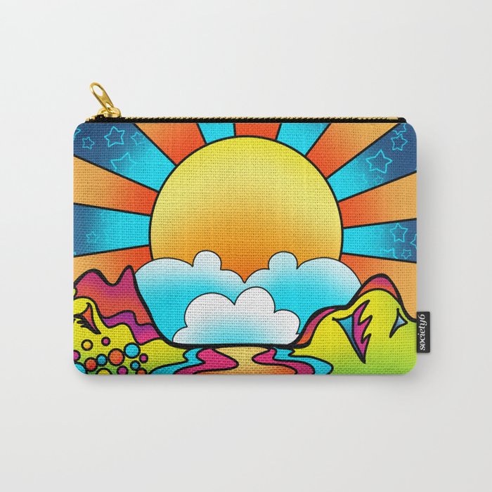 sunset - peter max inspired Carry-All Pouch