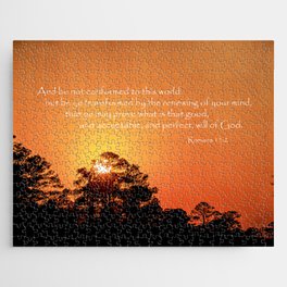 Romans 12:2 Be Not Conformed Jigsaw Puzzle