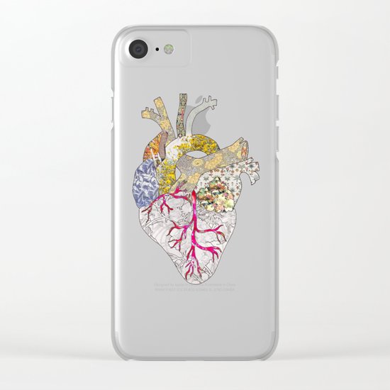 my heart is real Clear iPhone Case