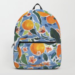 Oranges Backpack | Orangetree, Fruit, Vibrantcolours, Digital, Citrus, Painting, Colourcombinations, Oil, Oranges, Aerosol 