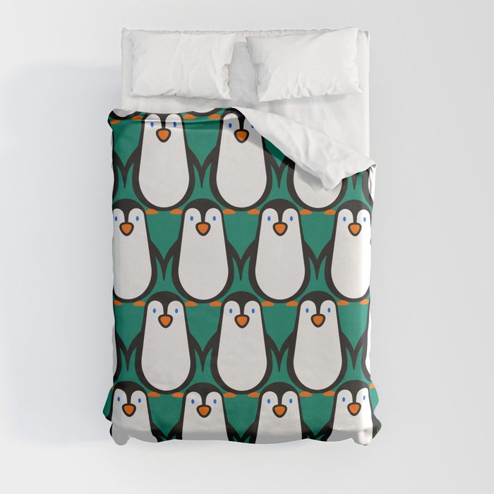 Cute penguin pattern Duvet Cover