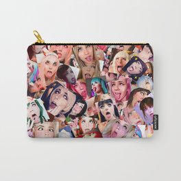 Real 3D Ahegao cosplay Carry-All Pouch | Collage, Reallifephoto, Cosplay, Curated, Pattren, Hentai, Ahegao, Anime 